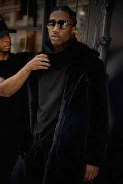 JLUXLABEL BLACK BELEN UNISEX PULLOVER SALE