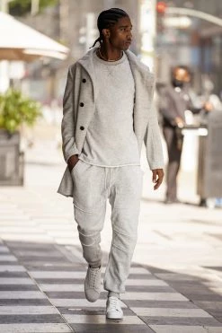 JLUXLABEL SALE GREY KALEB MEN'S JOGGERS