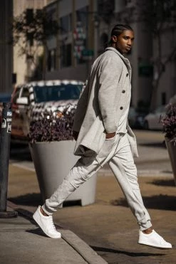 JLUXLABEL SALE GREY KALEB MEN'S JOGGERS