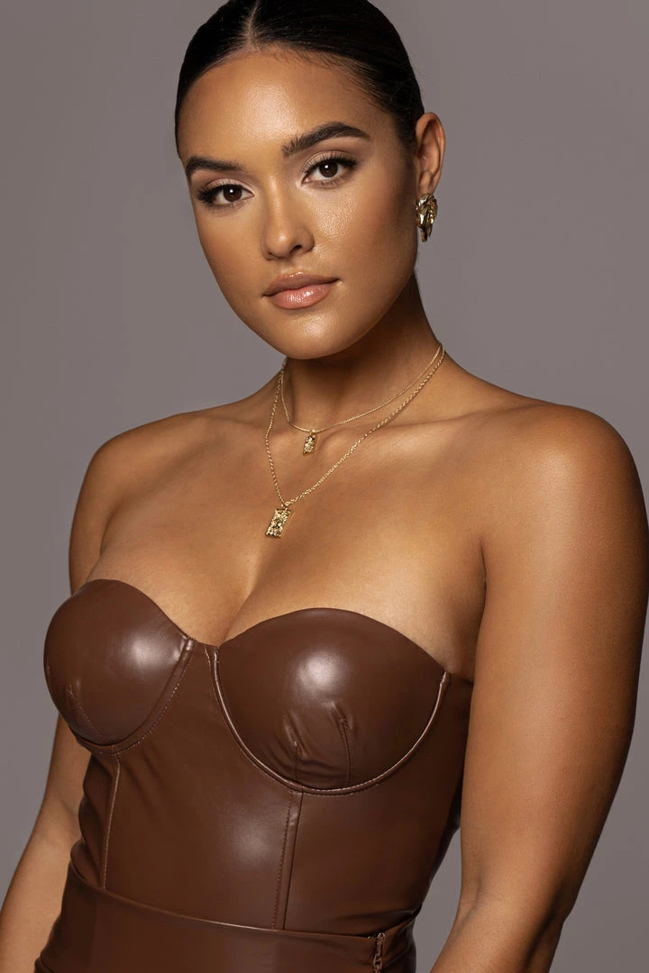 JLUXLABEL COCO XENIA FAUX LEATHER BODYSUIT 8 JLUXLABEL COCO XENIA FAUX LEATHER BODYSUIT