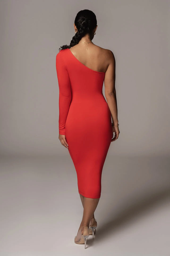 JLUXLABEL JLUXBASIX RED EM ONE SHOULDER BASIC DRESS 6 JLUXLABEL JLUXBASIX RED EM ONE SHOULDER BASIC DRESS