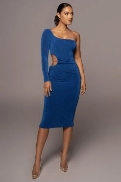 JLUXLABEL ROYAL IN THE MOMENT DRESS