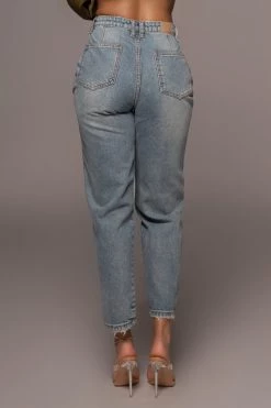JLUXLABEL MEDIUM DENIM WASHED RELAXED JEANS NEW ARRIVALS 14 JLUXLABEL MEDIUM DENIM WASHED RELAXED JEANS NEW ARRIVALS