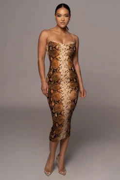 JLUXLABEL COBRA CASSIA STRAP DRESS