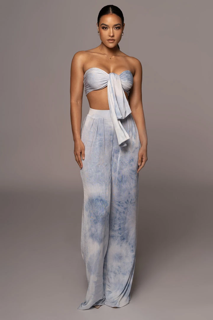 JLUXLABEL NEW ARRIVALS BLUE ANAHI TIE DYE SET 6 JLUXLABEL NEW ARRIVALS BLUE ANAHI TIE DYE SET