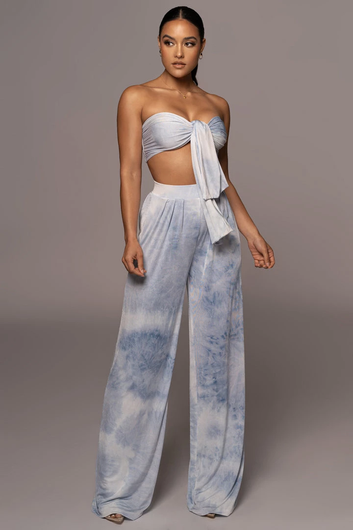 JLUXLABEL NEW ARRIVALS BLUE ANAHI TIE DYE SET 3 JLUXLABEL NEW ARRIVALS BLUE ANAHI TIE DYE SET