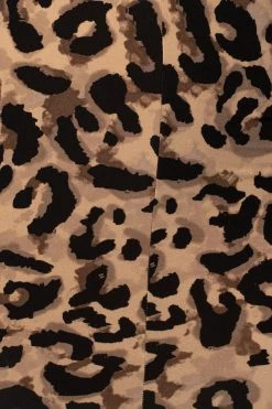 JLUXLABEL NEW ARRIVALS LEOPARD SYLVIA DIAGONAL STRAP DRESS