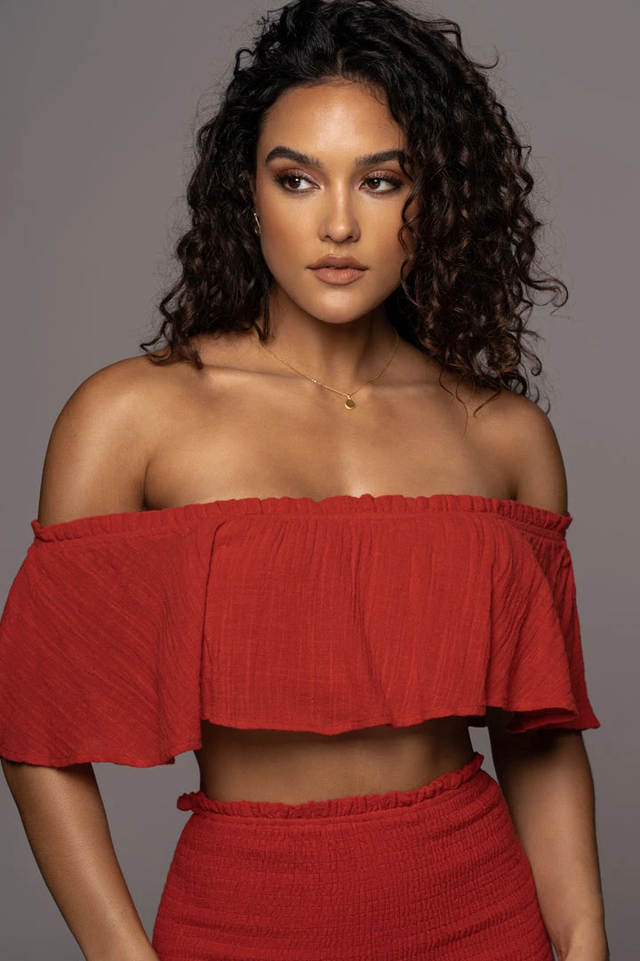 JLUXLABEL NEW ARRIVALS RED SIENNA RUFFLED SKIRT SET 5 JLUXLABEL NEW ARRIVALS RED SIENNA RUFFLED SKIRT SET