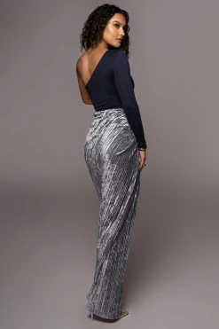 JLUXLABEL ICE BLUE FINE ELEGANCE SKIRT NEW ARRIVALS