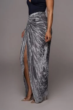 JLUXLABEL ICE BLUE FINE ELEGANCE SKIRT NEW ARRIVALS