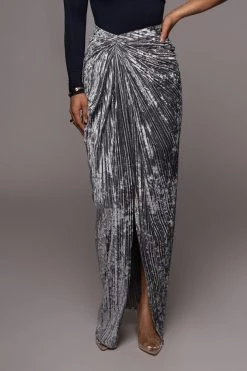 JLUXLABEL ICE BLUE FINE ELEGANCE SKIRT NEW ARRIVALS