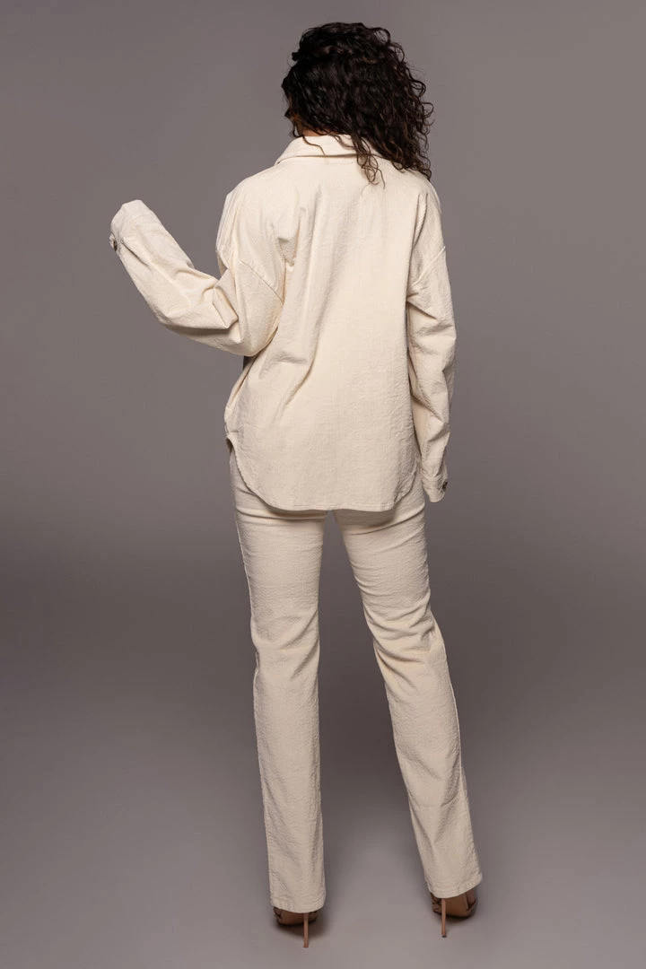 JLUXLABEL IVORY NERA CORDUROY BUTTON UP 10 JLUXLABEL IVORY NERA CORDUROY BUTTON UP