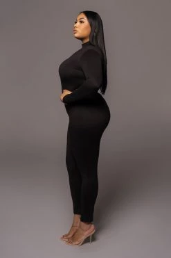 JLUXLABEL JLUXBASIX BLACK RAISA JUMPSUIT 30 JLUXLABEL JLUXBASIX BLACK RAISA JUMPSUIT