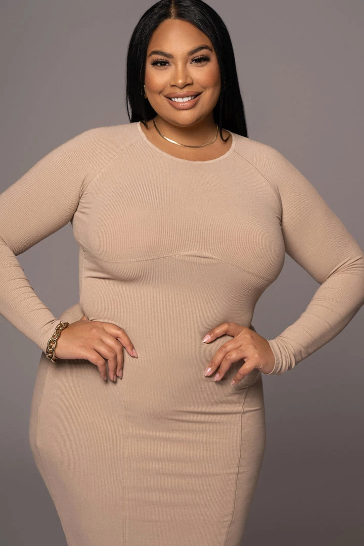 JLUXLABEL BEIGE HIGH EXPECTATIONS MIDI DRESS NEW ARRIVALS 5 JLUXLABEL BEIGE HIGH EXPECTATIONS MIDI DRESS NEW ARRIVALS