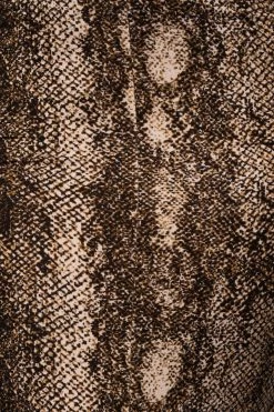 JLUXLABEL NEW ARRIVALS SNAKESKIN SYLVIA DIAGONAL STRAP DRESS