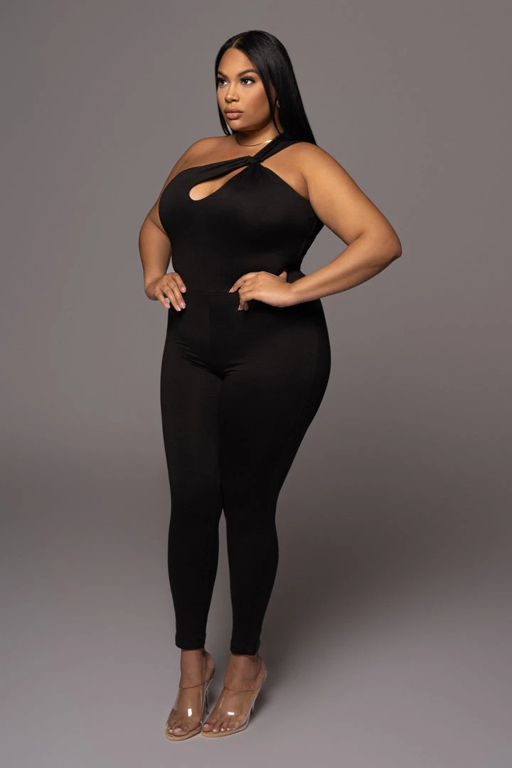 JLUXLABEL BLACK AMIRAH KEYHOLE JUMPSUIT 12 JLUXLABEL BLACK AMIRAH KEYHOLE JUMPSUIT