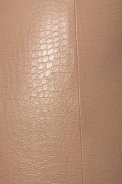 JLUXLABEL BEIGE DELISA CROC SKIRT SALE