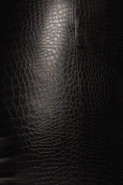 JLUXLABEL NOIR BRISTOL CROC PANTS SALE