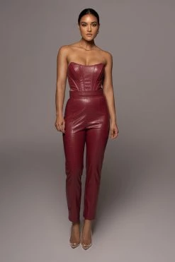 JLUXLABEL BERRY BRISTOL CROC PANTS SALE