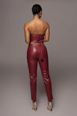 JLUXLABEL BERRY BRISTOL CROC PANTS SALE