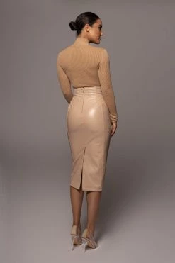 JLUXLABEL TAN KINSLEY BODYSUIT