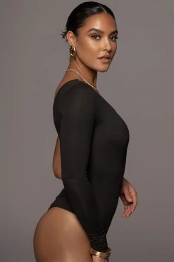 JLUXLABEL BLACK DARLA KEYHOLE BODYSUIT SALE 16 JLUXLABEL BLACK DARLA KEYHOLE BODYSUIT SALE