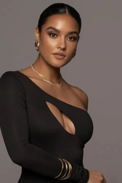 JLUXLABEL BLACK DARLA KEYHOLE BODYSUIT SALE 14 JLUXLABEL BLACK DARLA KEYHOLE BODYSUIT SALE