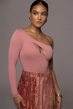 JLUXLABEL ROSE DARLA KEYHOLE BODYSUIT SALE