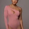 JLUXLABEL ROSE DARLA KEYHOLE BODYSUIT SALE