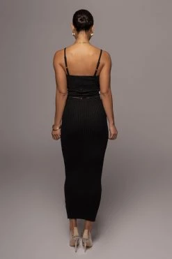 JLUXLABEL BLACK ELIZA MAXI DRESS DRESSES