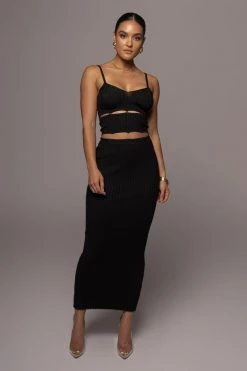 JLUXLABEL BLACK ELIZA MAXI DRESS DRESSES