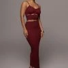 JLUXLABEL RUMBA RED ELIZA MAXI DRESS