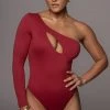JLUXLABEL WINE DARLA KEYHOLE BODYSUIT SALE 1 JLUXLABEL WINE DARLA KEYHOLE BODYSUIT SALE