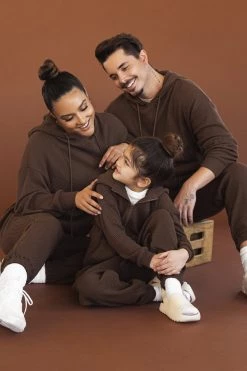 JLUXLABEL CHOCOLATE MILAN KIDS WAFFLE HOODIE 15 JLUXLABEL CHOCOLATE MILAN KIDS WAFFLE HOODIE