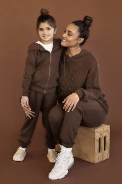 JLUXLABEL CHOCOLATE MILAN KIDS WAFFLE HOODIE 12 JLUXLABEL CHOCOLATE MILAN KIDS WAFFLE HOODIE