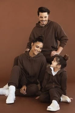 JLUXLABEL CHOCOLATE MILAN KIDS WAFFLE HOODIE 14 JLUXLABEL CHOCOLATE MILAN KIDS WAFFLE HOODIE