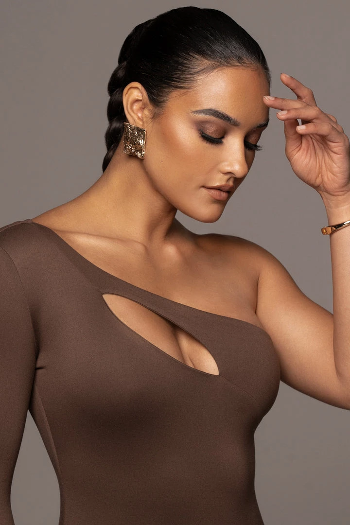 JLUXLABEL NEW ARRIVALS CHOCOLATE FAIRA KEYHOLE DRESS 5 JLUXLABEL NEW ARRIVALS CHOCOLATE FAIRA KEYHOLE DRESS