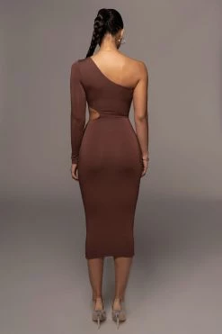 JLUXLABEL NEW ARRIVALS CHOCOLATE JULIA MIDI DRESS 17 JLUXLABEL NEW ARRIVALS CHOCOLATE JULIA MIDI DRESS