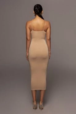 JLUXLABEL JLUXBASIX TAN VALENCIA DIAGONAL STRAP DRESS NEW ARRIVALS 14 JLUXLABEL JLUXBASIX TAN VALENCIA DIAGONAL STRAP DRESS NEW ARRIVALS