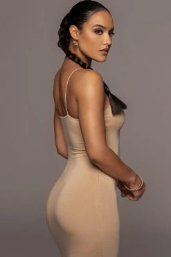 JLUXLABEL JLUXBASIX TAN VALENCIA DIAGONAL STRAP DRESS NEW ARRIVALS 13 JLUXLABEL JLUXBASIX TAN VALENCIA DIAGONAL STRAP DRESS NEW ARRIVALS