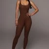 JLUXLABEL CHOCOLATE NINA MESH PANTS