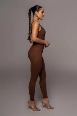 JLUXLABEL CHOCOLATE NINA MESH PANTS