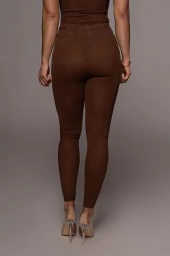 JLUXLABEL CHOCOLATE NINA MESH PANTS