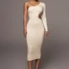 JLUXLABEL BUTTERCREAM JULIA MIDI DRESS