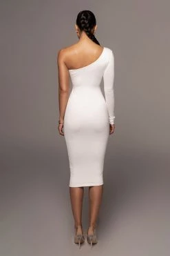 JLUXLABEL WHITE FAIRA KEYHOLE DRESS 16 JLUXLABEL WHITE FAIRA KEYHOLE DRESS