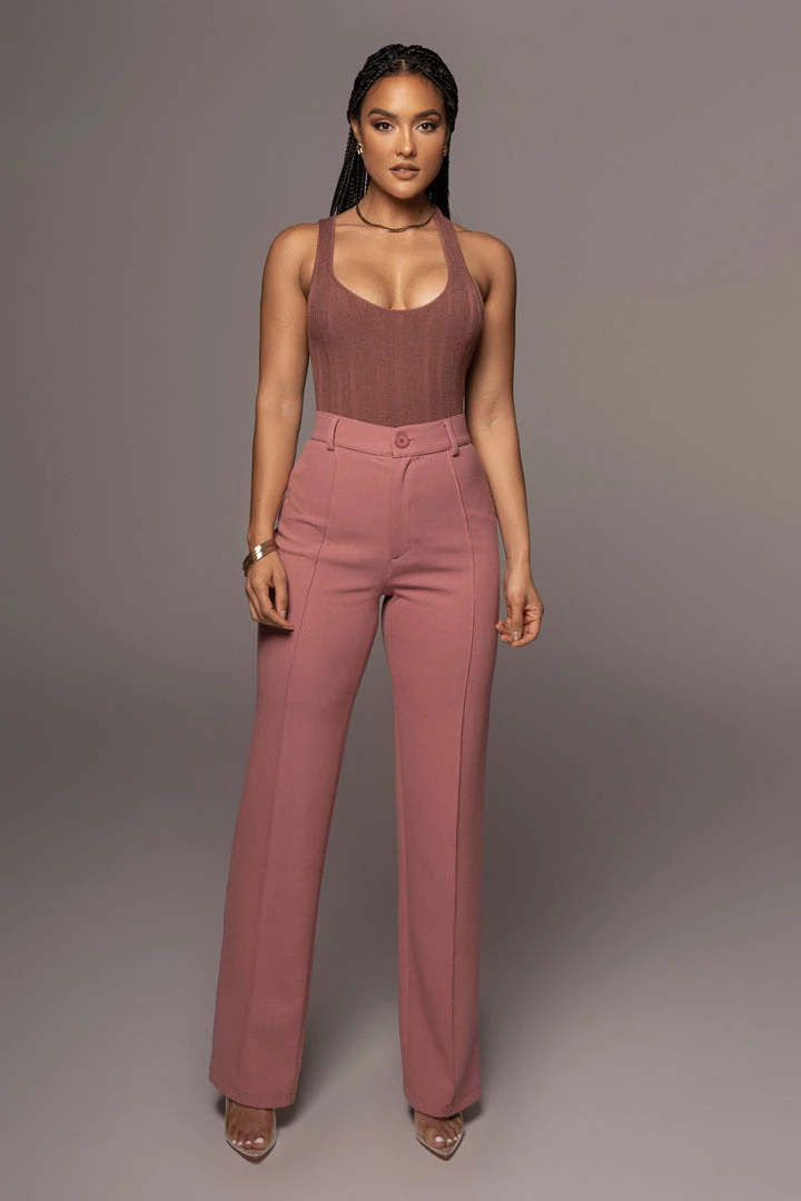 JLUXLABEL DUSTY ROSE ARLETTE TROUSERS 4 JLUXLABEL DUSTY ROSE ARLETTE TROUSERS