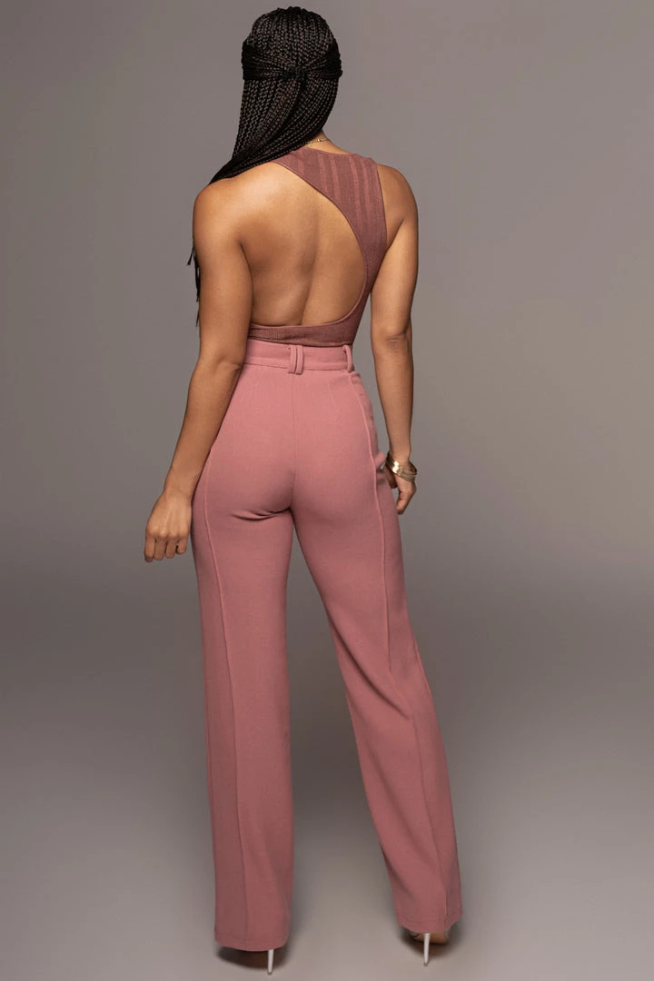 JLUXLABEL DUSTY ROSE ARLETTE TROUSERS 15 JLUXLABEL DUSTY ROSE ARLETTE TROUSERS