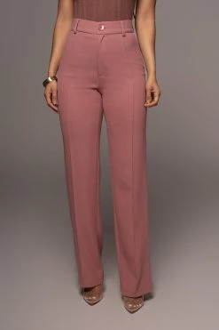 JLUXLABEL DUSTY ROSE ARLETTE TROUSERS