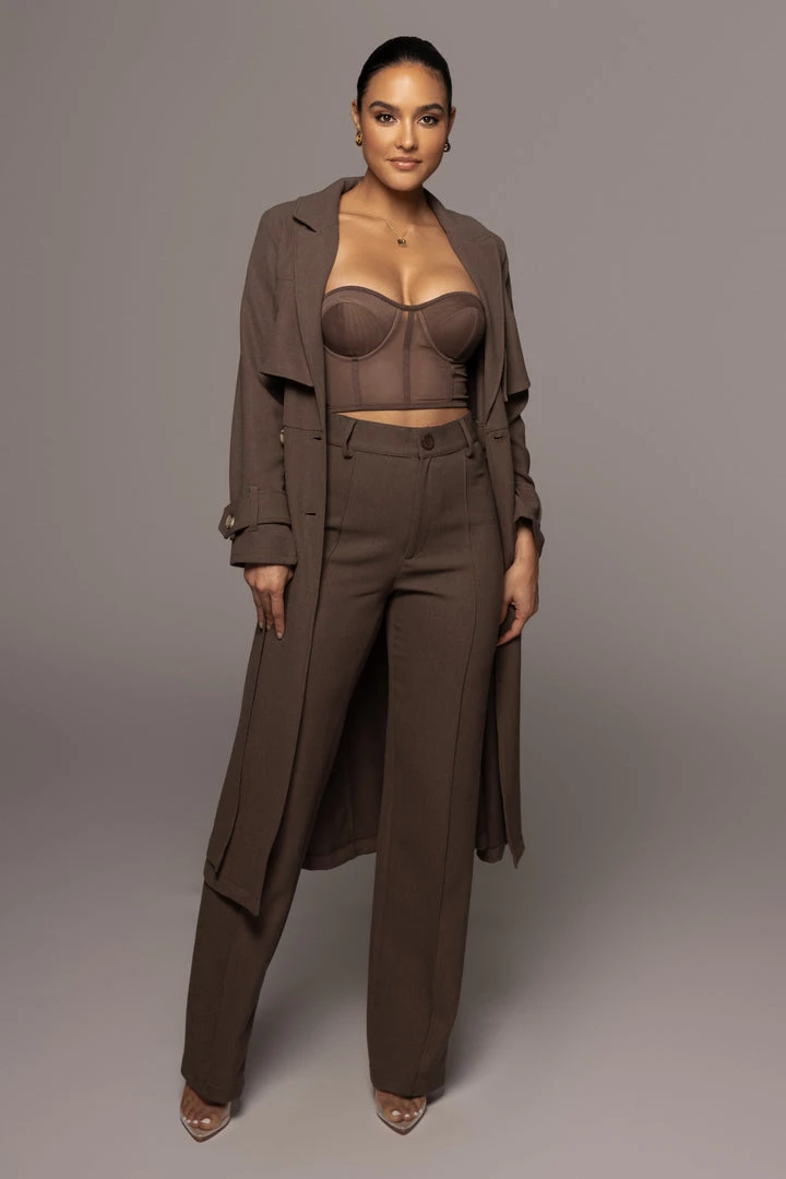 JLUXLABEL SALE CHOCOLATE SELF MADE COAT 5 JLUXLABEL SALE CHOCOLATE SELF MADE COAT