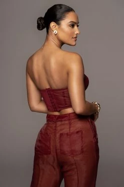 JLUXLABEL BERRY SHAYLA BUSTIER